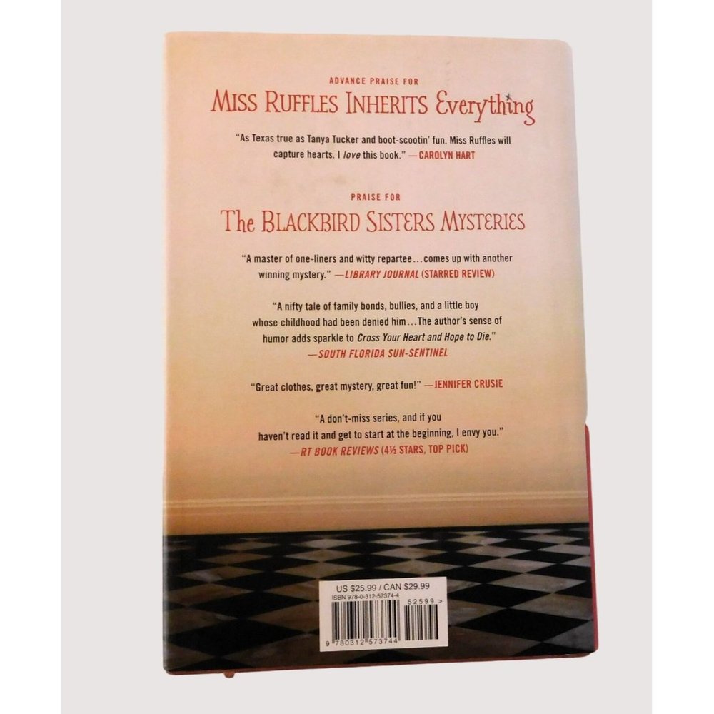 Miss Ruffles Inherits Everything A Mystery by Nancy Martin 1st Edition 2015 HBDJ - Picture 2 of 7